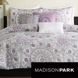 Madison Park Seville Cotton 6 piece Duvet Cover Set