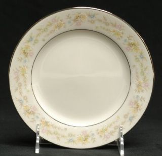 Noritake Blossom Time Bread & Butter Plate, Fine China Dinnerware   Yellow/Blue