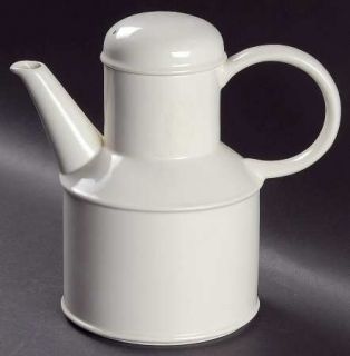WR Midwinter Stonehenge White Coffee Pot & Lid, Fine China Dinnerware   Stonehen