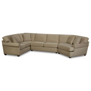 Possibilities Roll Arm 3 pc. Left Arm Sofa Sectional, Thistle