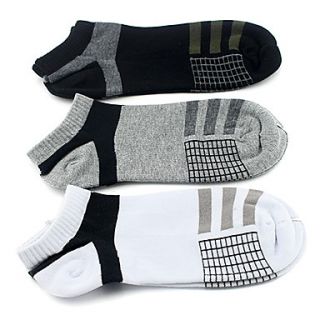 3 Pairs Unisex Comb Cotton Sports Socks
