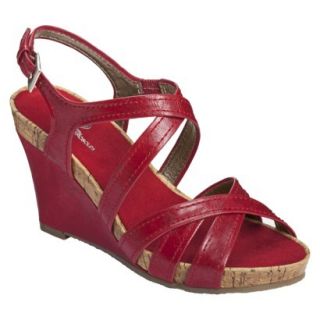 Womens A2 By Aerosoles Candyplush Wedge Sandal   Red 9