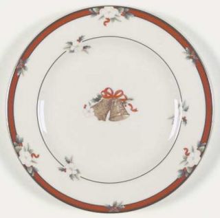 Pfaltzgraff Yuletide (Bone) Accent Salad Plate, Fine China Dinnerware   Bone, Re