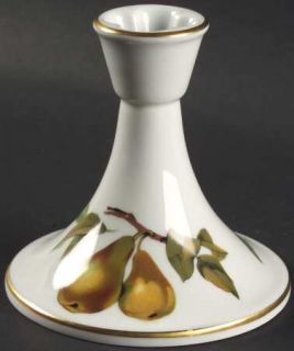 Royal Worcester Evesham Gold (Porcelain) Small Candlestick, Fine China Dinnerwar