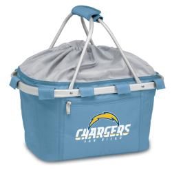 Picnic Time San Diego Chargers Metro Basket (BlueDimensions: 19 inches high x 11 inches wide x 10 inches deepLightweight Waterproof interiorExpandable drawstring topAluminum frameExterior zip closure pocket )
