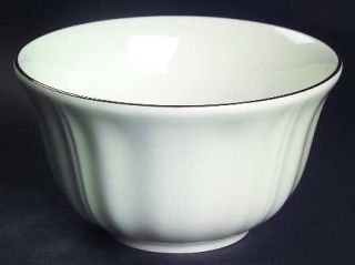 Wedgwood QueenS White Coupe Cereal Bowl, Fine China Dinnerware   Queens Shape,