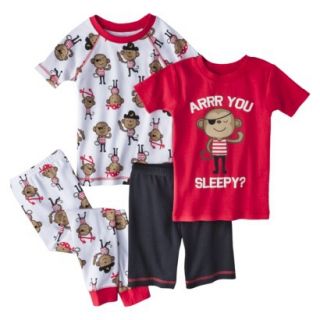 Just One You Made by Carters Infant Toddler Boys 4 Piece Short Sleeve Monkey