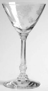 Heisey Chintz Clear (Stem #3389) Liquor Cocktail   Stem #3389, Etch #450,Clear