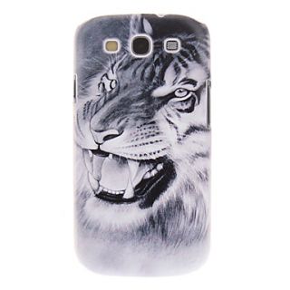 White Tiger Painting Pattern Plastic Hard Back Case Cover for Samsung Galaxy S3 I9300