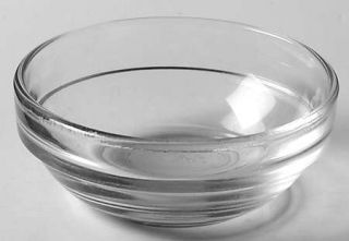 Duralex Lys (Wide Band) 2 Nesting Bowl   Wide Band On Top, Stacking, Clear