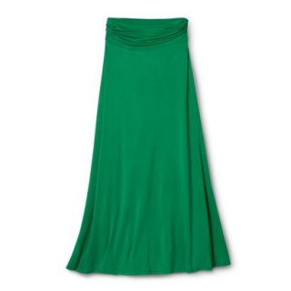 Merona Womens Knit Maxi Skirt   Acacia Leaf   XL