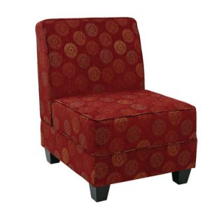 Office Star Ave Six Milan Accent Chair MIL51N B3 Color: Wine