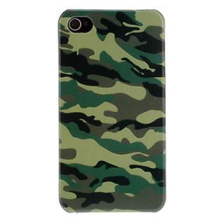 Blue Camouflage Pattern Protective Hard Case for iPhone 4/4S