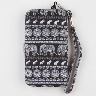 Tribal Elephant Iphone 5 Wallet Black/White One Size For Women 228013125