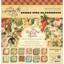 12 Days Of Christmas Double sided Paper Pad 12 X12 : 24 Sheets 12 Designs/2 Each