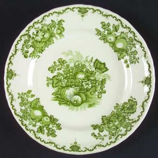 Johnson Brothers Fruit Basket Green Salad Plate, Fine China Dinnerware   Earthen
