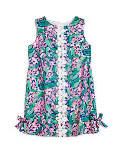 Lilly Pulitzer Kids Toddlers & Little Girls Lilly Classic Shift Dress   Teal