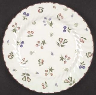 Johnson Brothers Sweetbriar Dinner Plate, Fine China Dinnerware   Scattered Frui