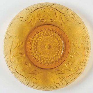 Tiara Sandwich Amber (Collection) Tiara Crystl Saucer only   Pressed Sandwich De