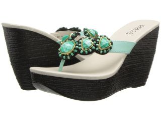 DOLCE by Mojo Moxy Medley Womens Wedge Shoes (Green)