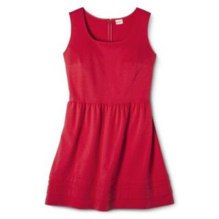 Merona Womens Plus Size Short Sleeve Ponte Dress   Coral 1X