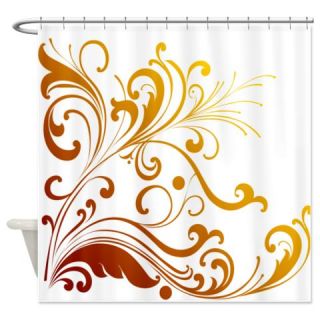  Floral Swirl Shower Curtain  Use code FREECART at Checkout