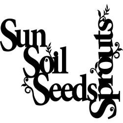 Nancy Zieman Laser Cut Fusible Appliques : Sun Soil Seeds Sprouts 19.3 X15