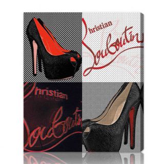 Oliver Gal Red Soles Graphic Art on Canvas 10068 Size: 17 x 20