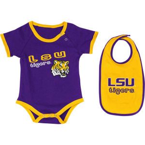 LSU Tigers Colosseum NCAA Newborn Jr Bib And Bodysuit
