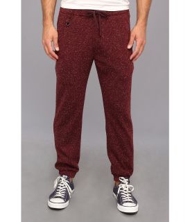 Publish Borbeau Speckled Knit Jogger Mens Casual Pants (Red)