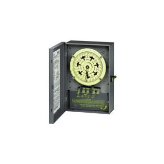 Intermatic T7401B Timer, 40A 4PST 7Day Mechanical Time Switch