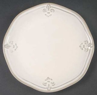 Better Homes and Gardens Country Crest Cream Salad Plate, Fine China Dinnerware