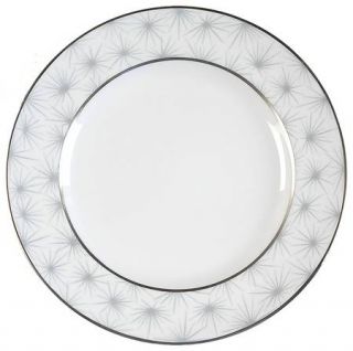 Spode Silver Mist Bread & Butter Plate, Fine China Dinnerware   Gray Stars On Ri