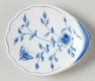Bing & Grondahl Butterfly Small Ashtray, Fine China Dinnerware   Blue Butterfly