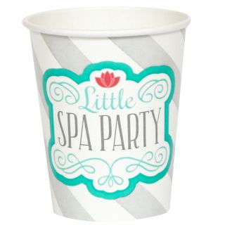 Little Spa Party 9 oz. Paper Cups