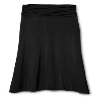 Merona Womens Jersey Knit Skirt   Black   XXL