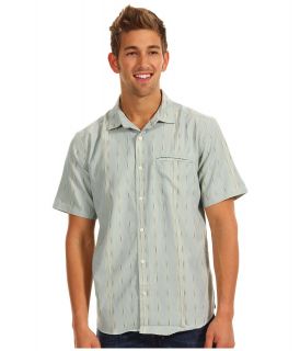 Horny Toad Cardshark Shirt Mens Short Sleeve Button Up (Blue)