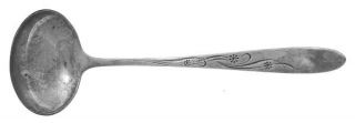 Kirk Stieff Cynthia Engraved (Sterling, 1957) Solid Piece Cream Ladle   Sterling