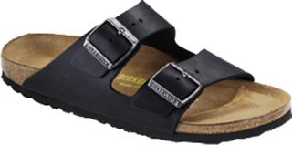 Birkenstock Arizona Oiled Leather   Black Oiled Leather Casual Shoes