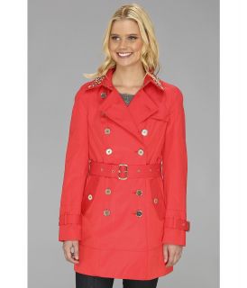 Sam Edelman DB Trench w/ Studded Collar L3S07004 Womens Coat (Pink)