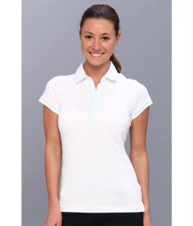 adidas Golf Piped Polo 14 Womens Short Sleeve Pullover (Multi)