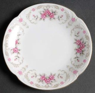 Harmony House China Cascade Bread & Butter Plate, Fine China Dinnerware   Pink R