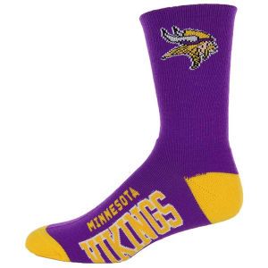 Minnesota Vikings For Bare Feet Deuce Crew 504 Socks