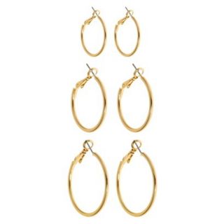 Womens Hoop Earrings   Gold