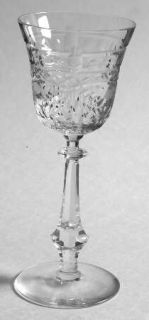Rock Sharpe Charleston Wine Glass   Stem #1011, Cut