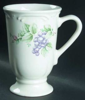 Pfaltzgraff Grapevine Latte Mug, Fine China Dinnerware   Stoneware,Purple Grapes