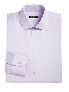 Saks Fifth Avenue Collection Solid Cotton Dress Shirt