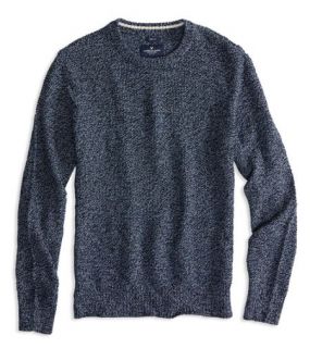 Blue AE Waffle Knit Sweater, Mens XL Tall