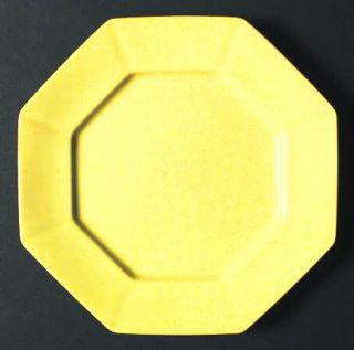 Fitz & Floyd Total Color Yellow (Octagonal) Dinner Plate, Fine China Dinnerware