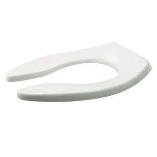Bemis 1655CT000 Elongated Open Front Plastic Toilet Seat White